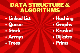 solve data structures and algorithms in java, python, c, cpp