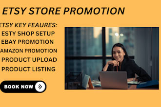 etsy shop setup etsy promotion etsy SEO product listing ebay listing etsy
