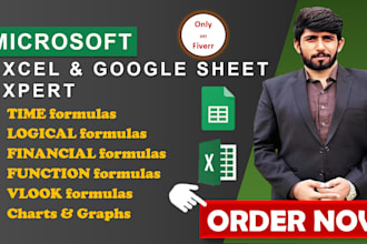 automate excel, google sheet with vba, macros, formulas, and dashboards