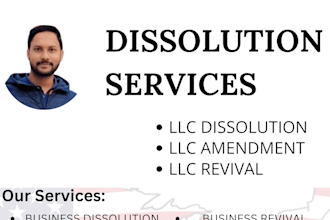 business dissolution llc, corp, nonprofit in all US states