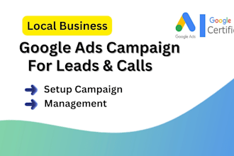 setup google lead ads campaign to get more leads for local business