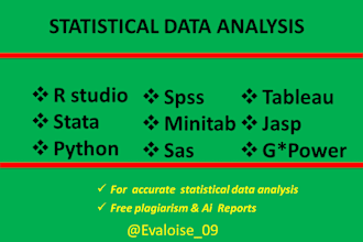 do statistical data analysis using r, stata, python