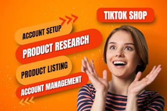 set up tiktok shop and be your tiktok shop manager
