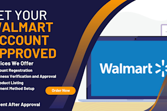 get walmart account approve and complete onboarding process