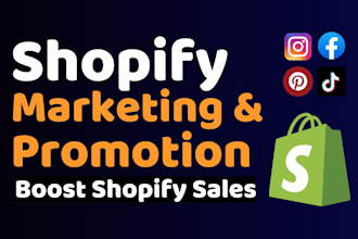 promote your shopify store and ecommerce marketing to increase sales, traffic