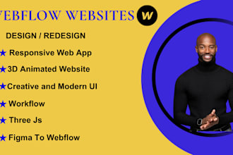 design redesign and update webflow website convert your figma to webflow