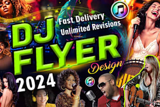 create dj, hip hop, concert, nightclub, music, club, band, event flyer poster