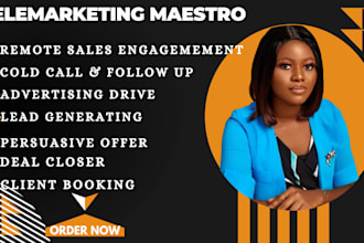 act as your comprehensive sales representative, specializing in lead generation,