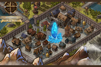 make your dream fantasymap for game, book, rpg campaign, boardgame,inkarnate map