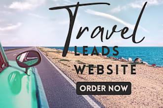 generate exclusive travel leads tourism lead generation travel website