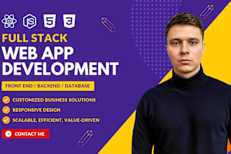 build a fullstack web application from scratch