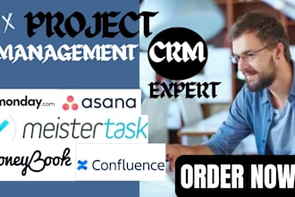 setup asana confluence airtable miro hubstaff meistertask honeybook monday CRM