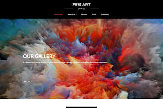 art gallery website artwork museum website art gallery shopify store