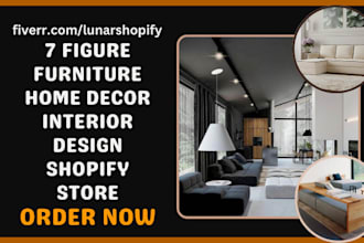 design interior design home decor furniture dropshipping shopify store website
