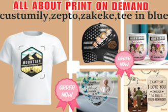 setup your customily, teeinblue, zepto and zakeke product configuration