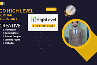 be go highlevel account manager, automations specialist and funnel builder