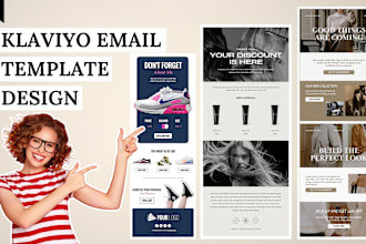 design amazing klaviyo email template newsletter