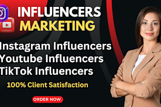 find and research instagram youtube tiktok influencer lists