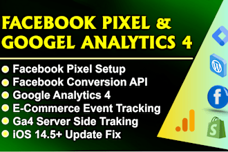 fix or setup meta pixel facebook conversion API , google analytics 4 with GTM