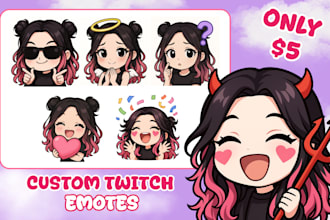 draw custom emotes, animated emotes, for twitch and discord