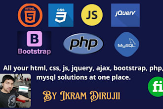 develop, and fix custom PHP website for you