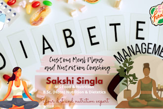 customize diabetes management meal plans for you