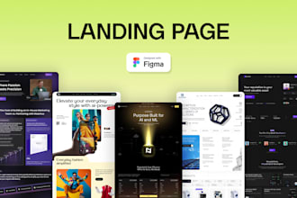 do user interface design, UI UX design for web, mobile, landing page in figma