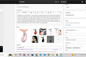 provide professional shopify product listing services