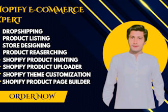 list products in the shopify store, and import products for your shopify store,