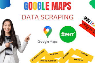 do data scraping from google maps for your leads generation