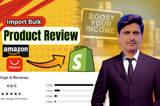 import bulk products review from aliexpress to shopify store