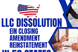 dissolution, amendment, reinstatement of llc in US 50 states