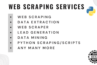 build python web scrapers and automation