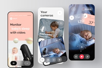 develop babysitting app, housesitting app, baby monitor app and day care app