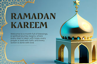 design an eye catching islamic, flyer, brochure or poster