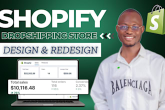 shopify redesign, shopify website development, design shopify ecommerce website