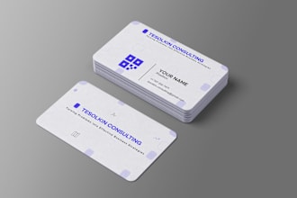 do custome business card, letterhead design, id badge, name card,visiting card