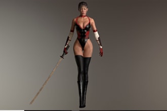 vrml 3d avatar,vroid,creature,cartoon model,cgi,blendshape,3d fortnite character