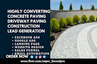 generate concrete paving leads driveway paving repair asphalt construction leads