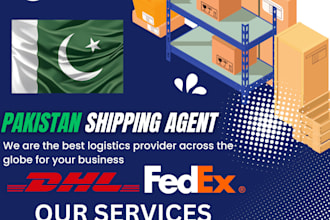 ship inventory pakistan to ur destination shipping agent