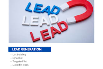 do b2b lead generation, prospect list, linkedin and email list