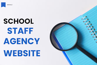 create and upgrade school, home care, institutions, staff website