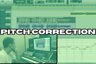 manually pitch correct and timealign vocals