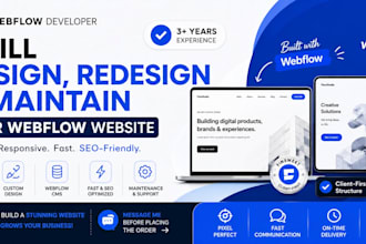 develop website from figma to webflow, xd to webflow