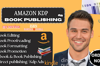 do amazon kdp book publishing, isbn, book formatting, kdp ads, ebook promotion