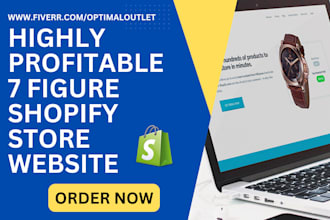 setup 7 figure shopify dropshipping store ecommerce shopify manger website
