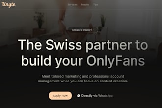 design modeling website, onlyfans agency website, onlyfans management website