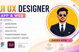 create  prototype or uiux design on axure rp 10,11 and figma