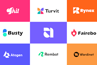 do creative wordmark, typography and lettermark logo design