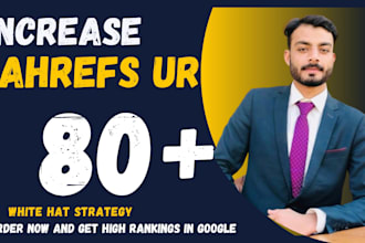 increase ahrefs url rating ur 80 plus using authority backlinks